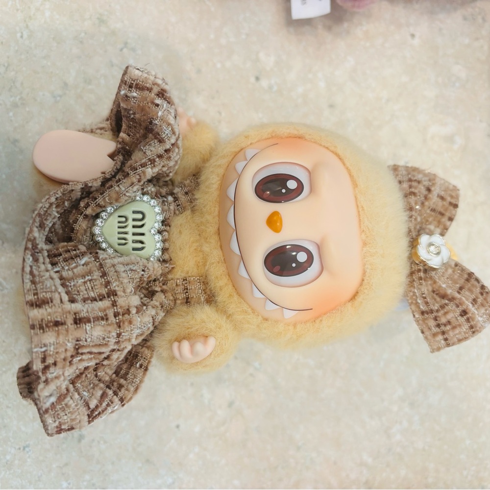 Popmart labubu with cute outfit